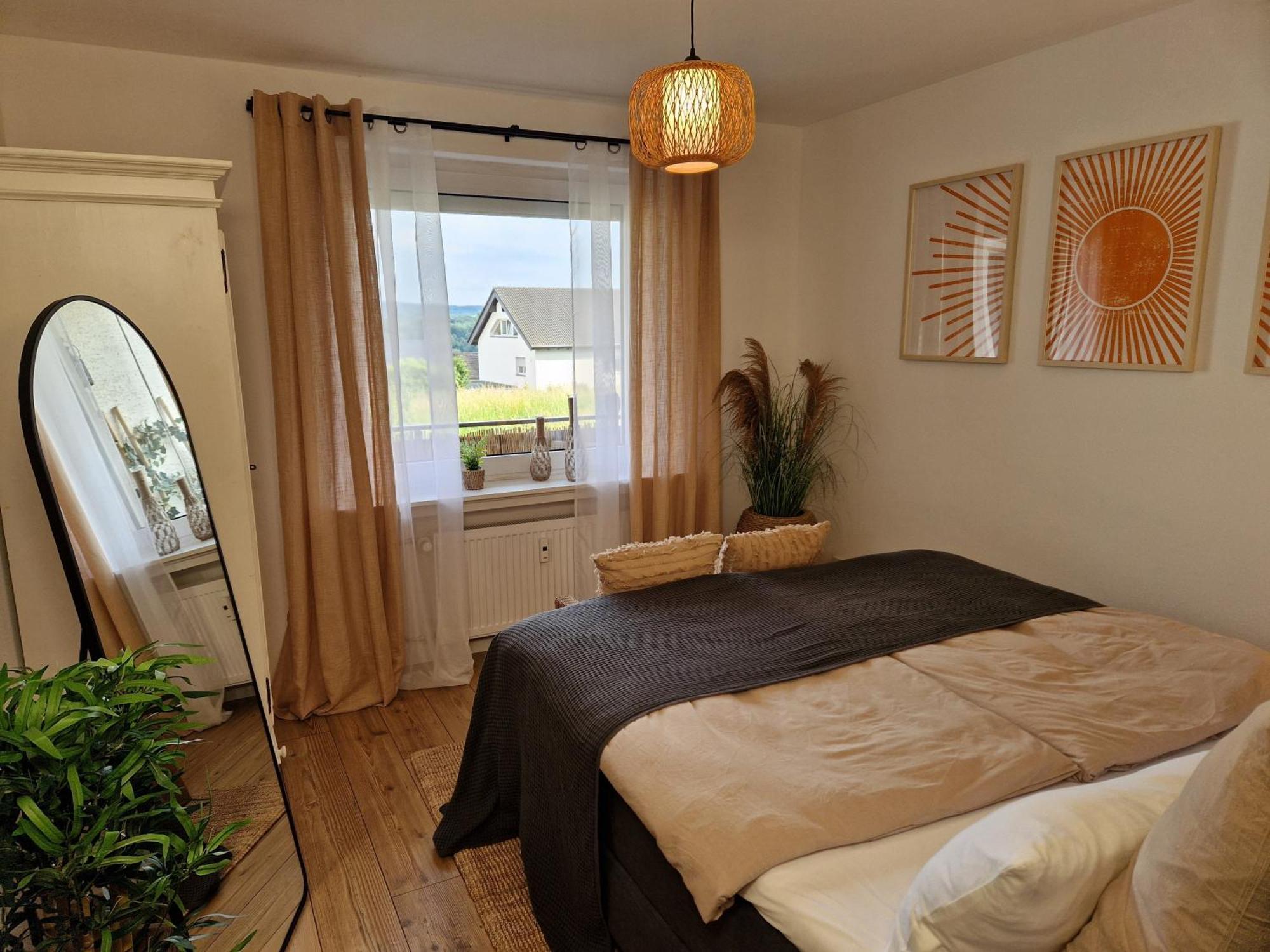 Ferienwohnung Sonnenhang Im Boho-Stil Mit Balkon Möhnesee Dış mekan fotoğraf